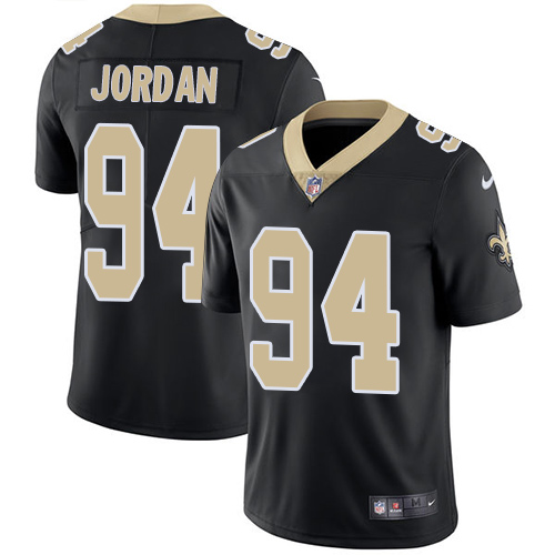 2019 Men New Orleans Saints #94 Jordan black Nike Vapor Untouchable Limited NFL Jersey